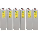 Acumulador Vasos de GEL   7 OPzV 600  12V