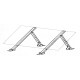 Soporte galvanizado para 1 módulo 170-180W